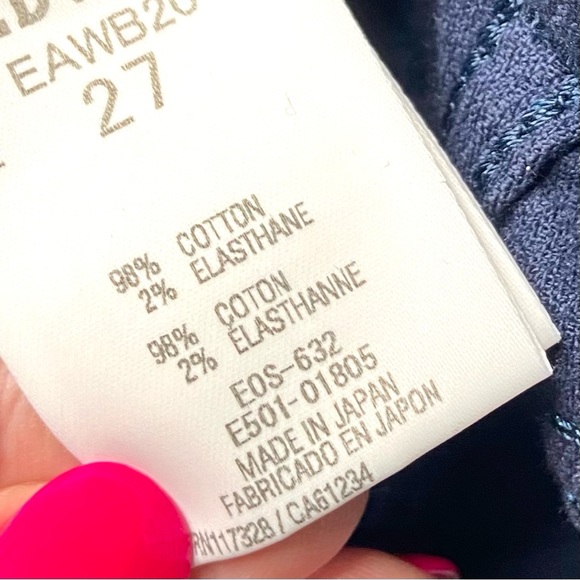 EDWIN Janet Cigarette Navy Corduroy Pant - Picture 10 of 15